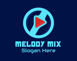 Album - Music Player App logo design