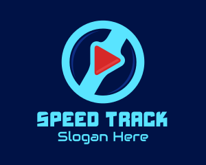 Track - Music Player App logo design