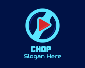 Video - Music Player App logo design