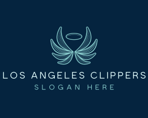 Spiritual Angel Wings logo design