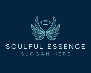 Spiritual - Spiritual Angel Wings logo design