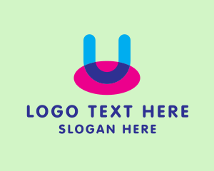 Geometric - Simple Educational Letter U logo design