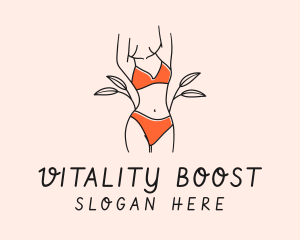 Woman Summer Swimsuit Logo