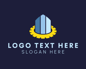 Residential - City Building Contractor logo design