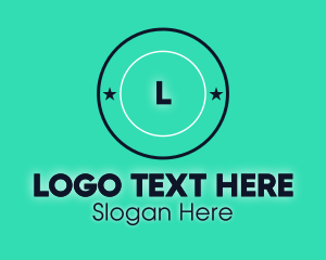 Design Studio - Blue Minimalist Clothing Lettermark logo design