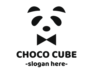 Bow Tie - Panda Bow Tie logo design