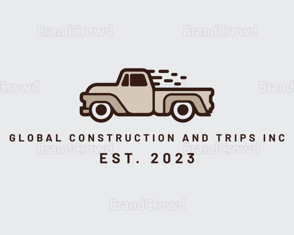 Fast Pickup Truck Logo