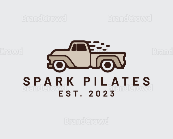 Fast Pickup Truck Logo