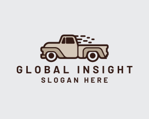 Fast Pickup Truck Logo