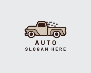 Fast Pickup Truck Logo