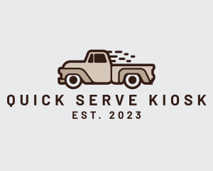 Fast Pickup Truck logo design