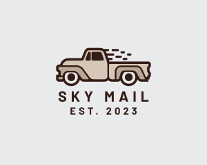 Fast Pickup Truck logo design