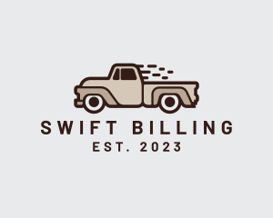 Fast Pickup Truck logo design