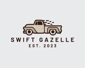 Fast Pickup Truck logo design