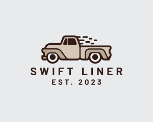 Fast Pickup Truck logo design