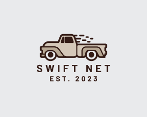 Fast Pickup Truck logo design