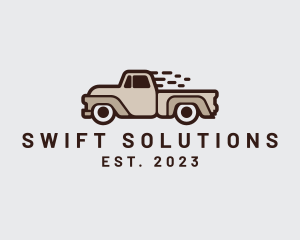 Swift - Fast Pickup Truck logo design