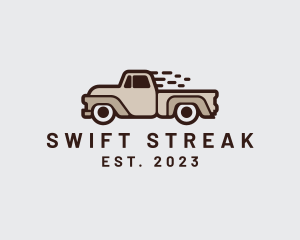 Fast Pickup Truck logo design