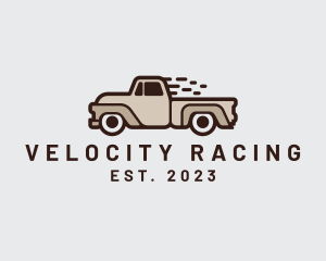 Fast Pickup Truck logo design