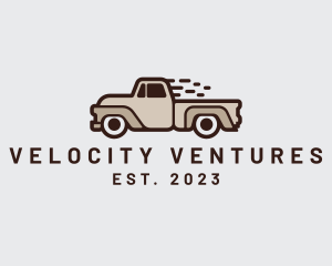 Fast Pickup Truck logo design