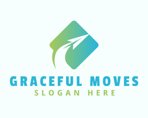 Paper Airplane Freight logo design