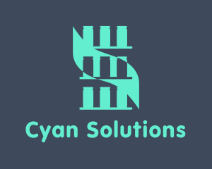 Cyan - Green Soda Machine logo design