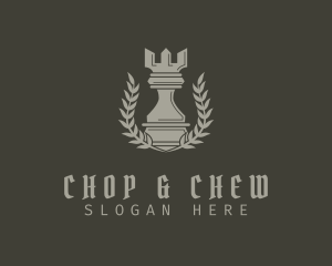 Rook Chess Piece Logo