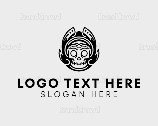 Tattoo Skull Avatar Logo