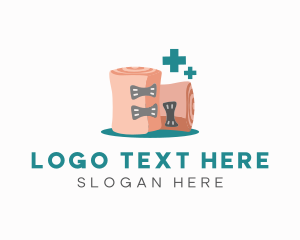 Healing - Medical Support Band Wrap logo design