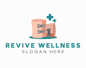 Recovery - Medical Support Band Wrap logo design