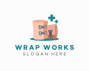 Wrap - Medical Support Band Wrap logo design