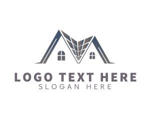 Loft - House Roofing Property logo design