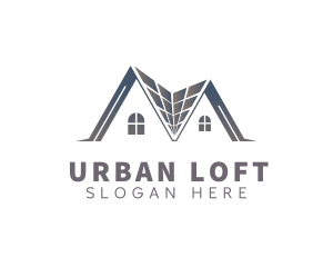 Loft - House Roofing Property logo design