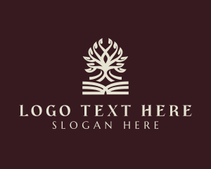 Library - Academic Publishing Book logo design