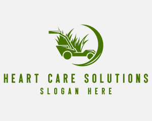 Lawn Mower Landscaping Garden logo design