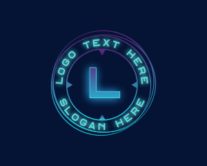 Laser - Digital Cyber Technology logo design