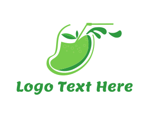 Green Mango Juice Logo