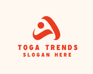 Toga - Fitness Instructor Letter A logo design