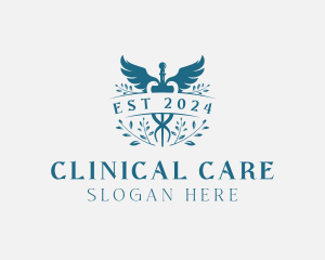 Medical Caduceus Healthcare logo design