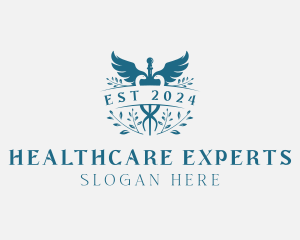 Medical Caduceus Healthcare logo design