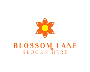 Flower Petals Garden logo design