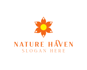 Habitat - Blooming Flower Garden logo design