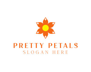 Flower Petals Garden logo design