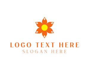 Fox - Blooming Flower Garden logo design
