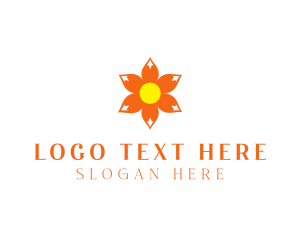 Blooming Flower Garden Logo