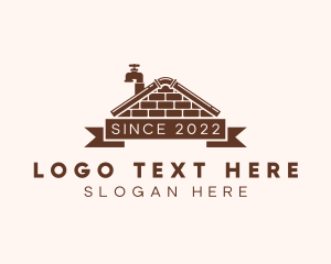 Banner - Home Plumbing Brick Emblem logo design