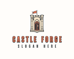 Castle Citadel Medieval logo design