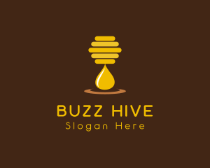 Hive - Honey Hive Drop logo design