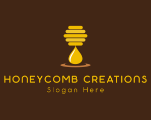 Honey Hive Drop logo design