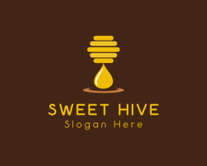 Honey Hive Drop logo design